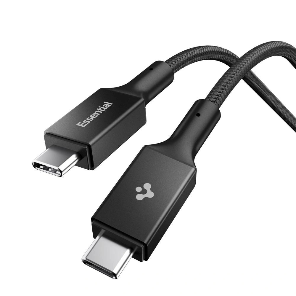 Kabel Spigen Essential EB10015CC USB-C / USB-C 100W 150cm - czarny