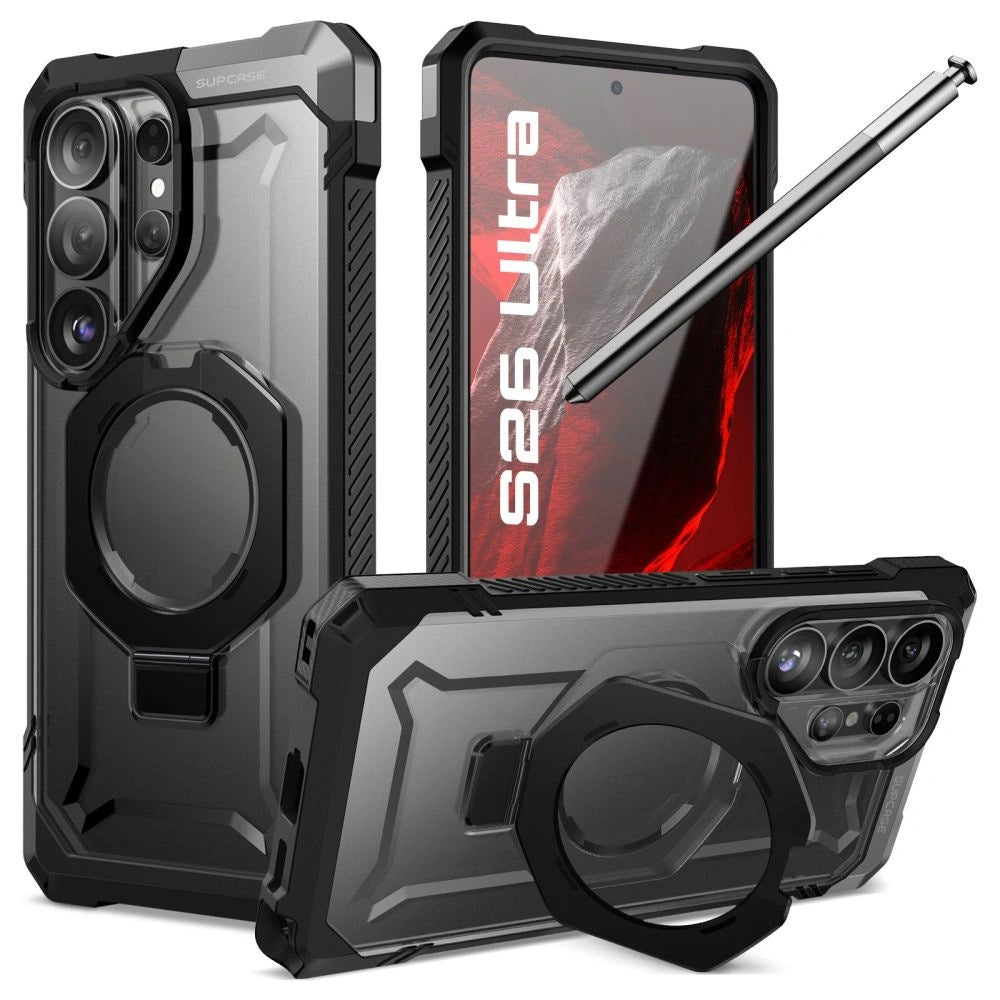 Etui Supcase UB Grip Mag MagSafe na Samsung Galaxy S26 Ultra - czarne