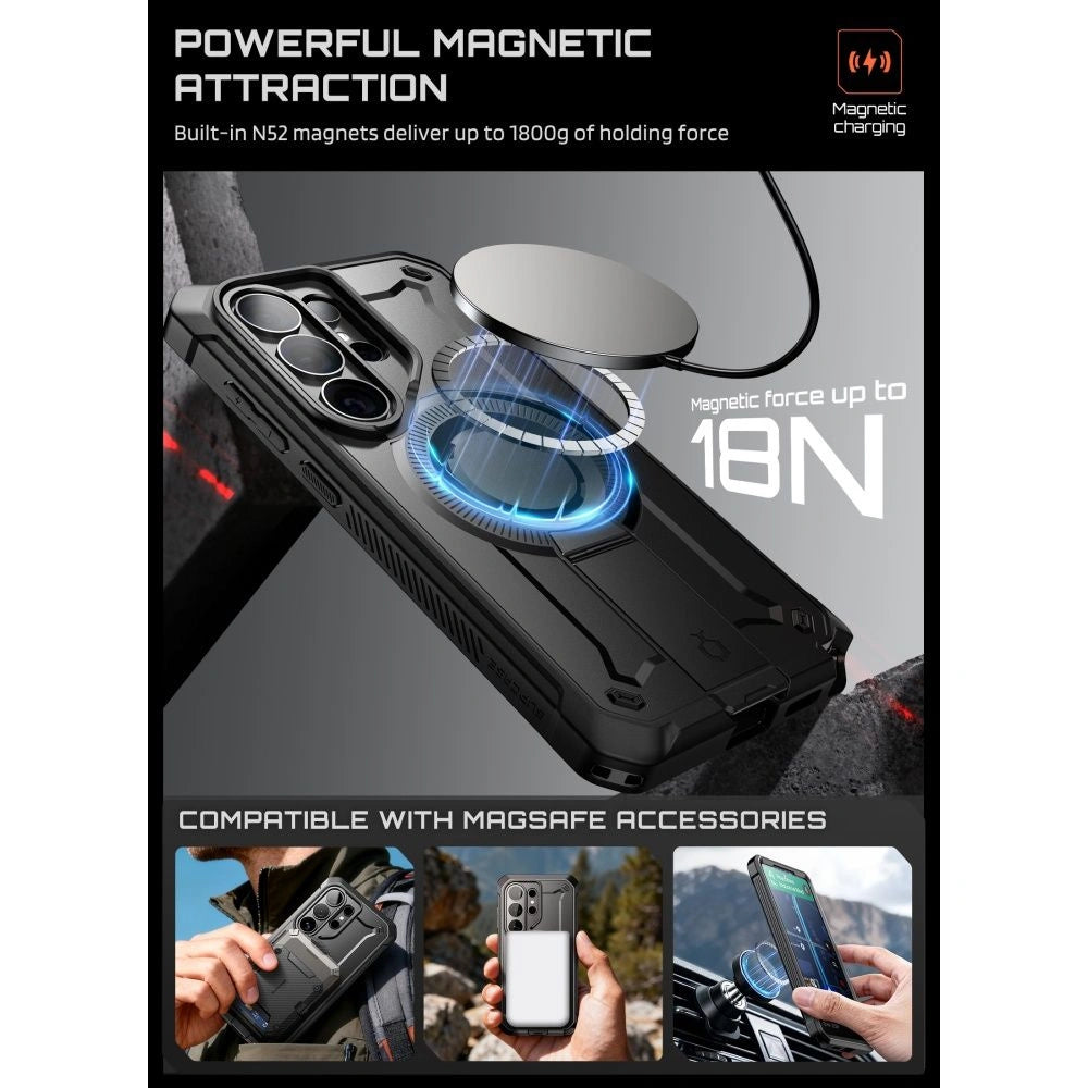 Etui Supcase Unicorn Beetle Pro Mag na Samsung Galaxy S26 Ultra - czarne – zdjęcie 4