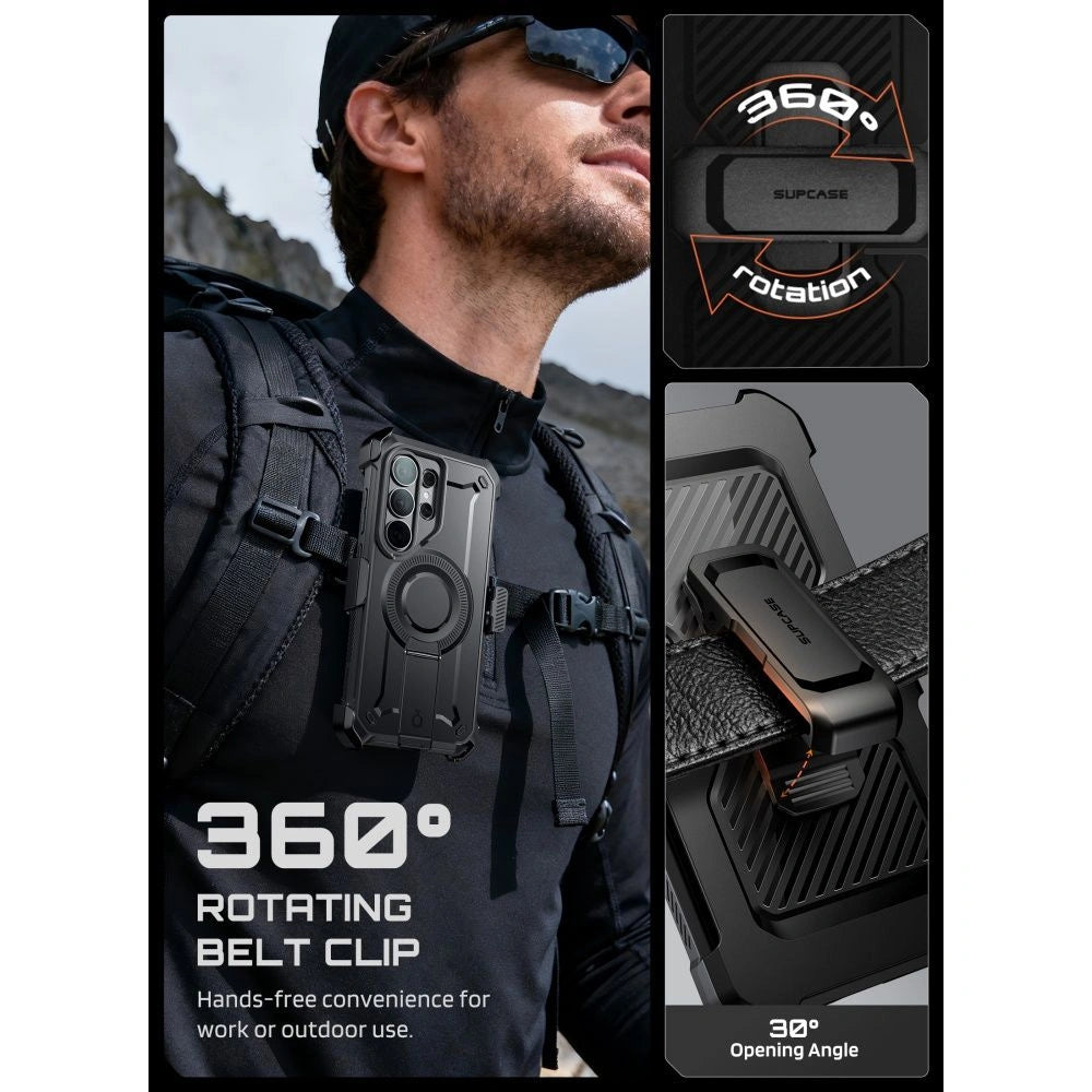 Etui Supcase Unicorn Beetle Pro Mag na Samsung Galaxy S26 Ultra - czarne – zdjęcie 7