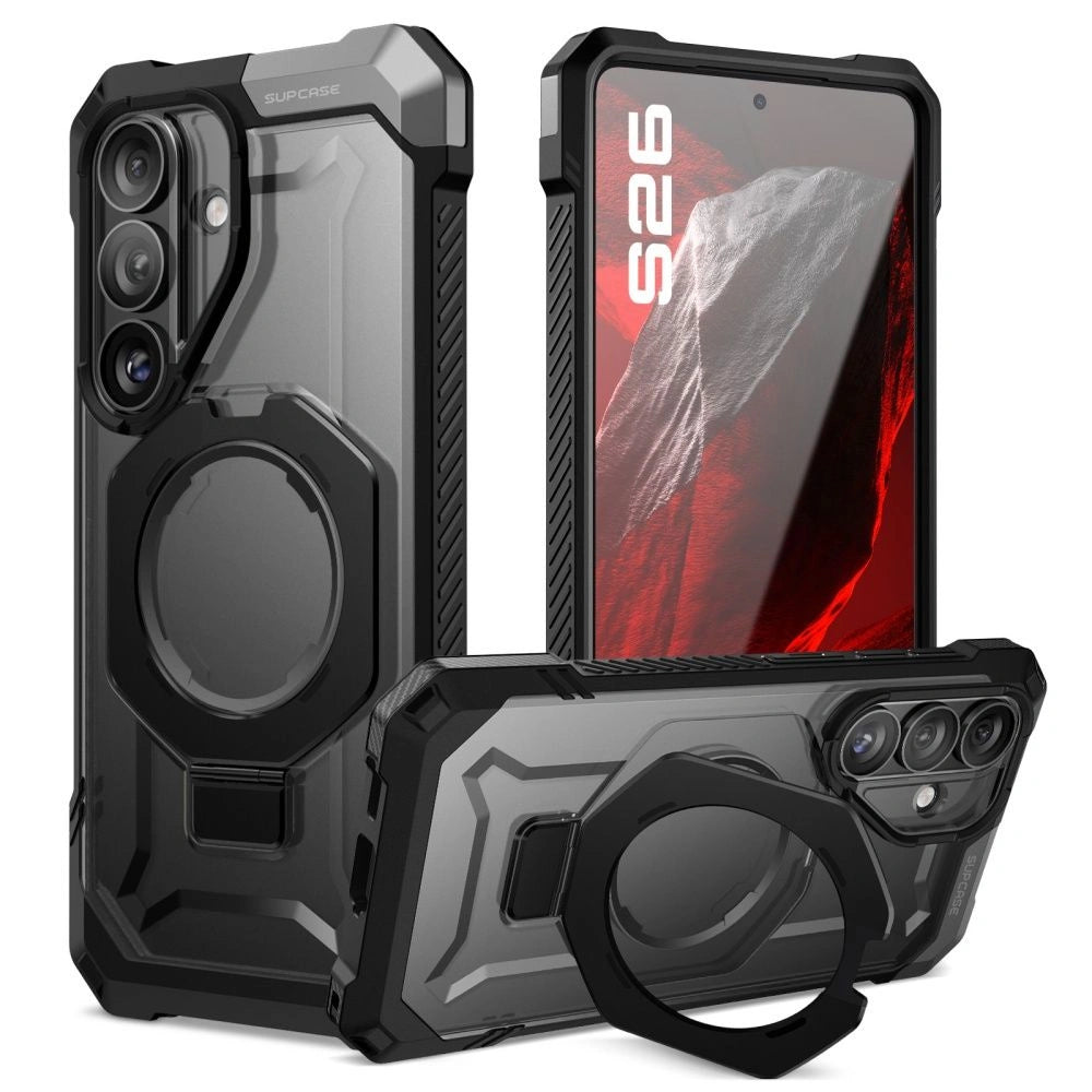 Etui Supcase UB Grip Mag MagSafe na Samsung Galaxy S26 - czarne