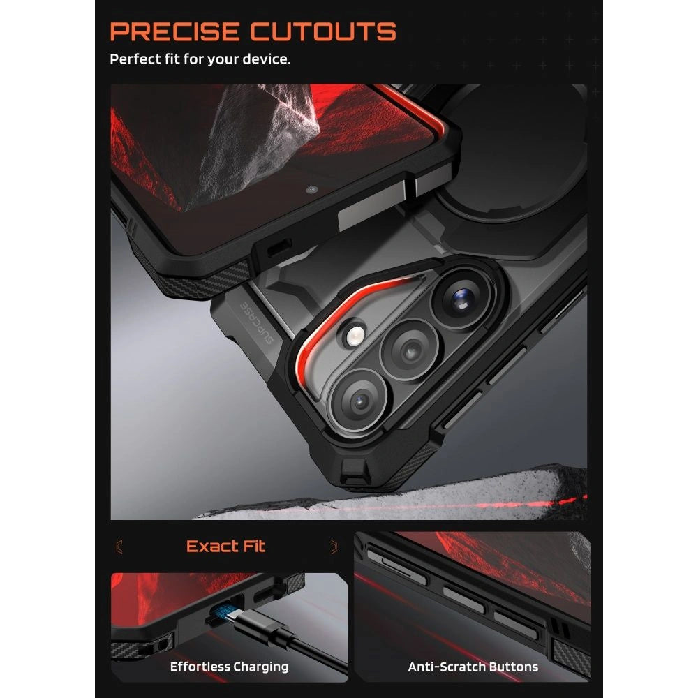 Etui Supcase UB Grip Mag MagSafe na Samsung Galaxy S26 - czarne – zdjęcie 7
