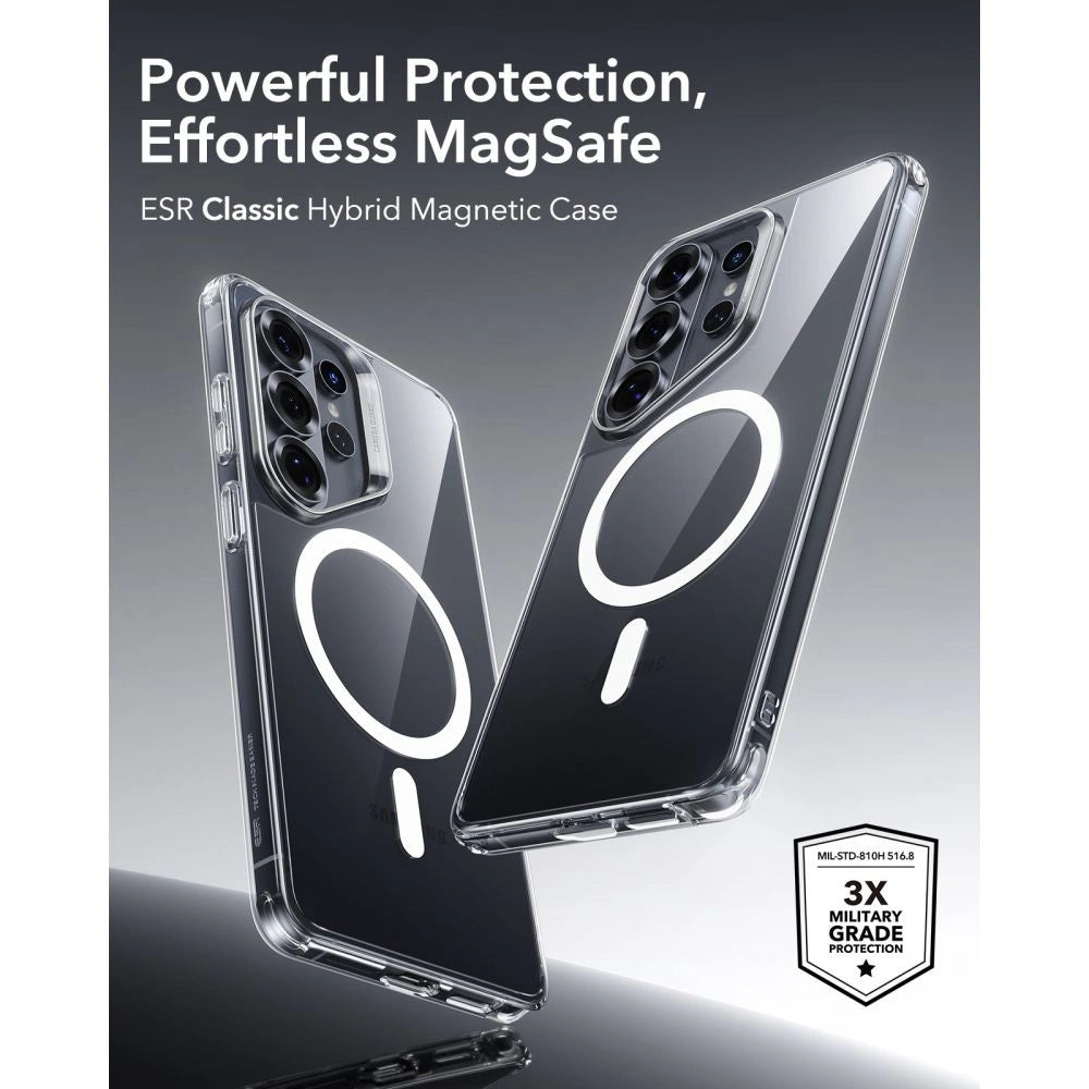Etui ESR Classic Hybrid MagSafe na Samsung Galaxy S26 Ultra - przezroczyste – zdjęcie 5