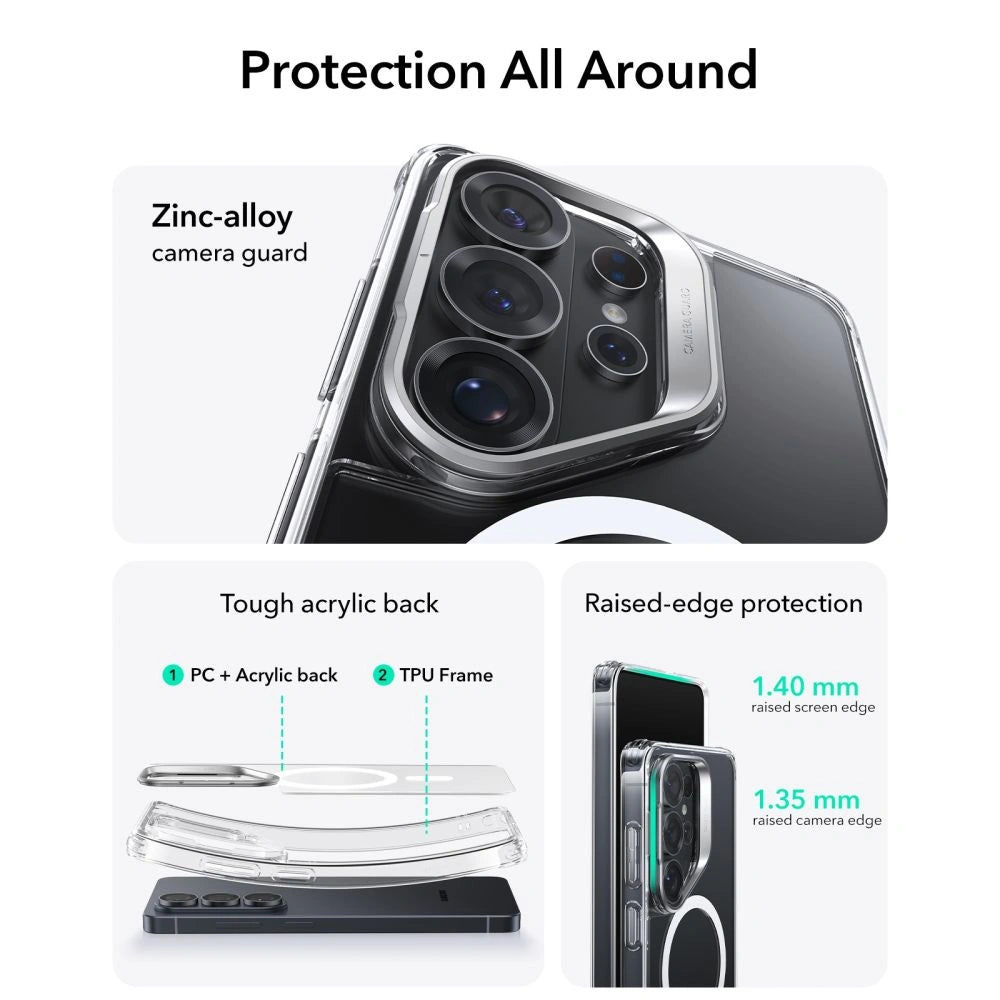Etui ESR Classic Hybrid na Samsung Galaxy S26 Ultra - przezroczyste – zdjęcie 2