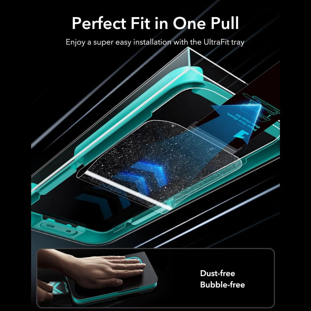 Szkło hartowane ESR UltraFit Armorite 2-Pack na Samsung Galaxy S26 Ultra – zdjęcie 4