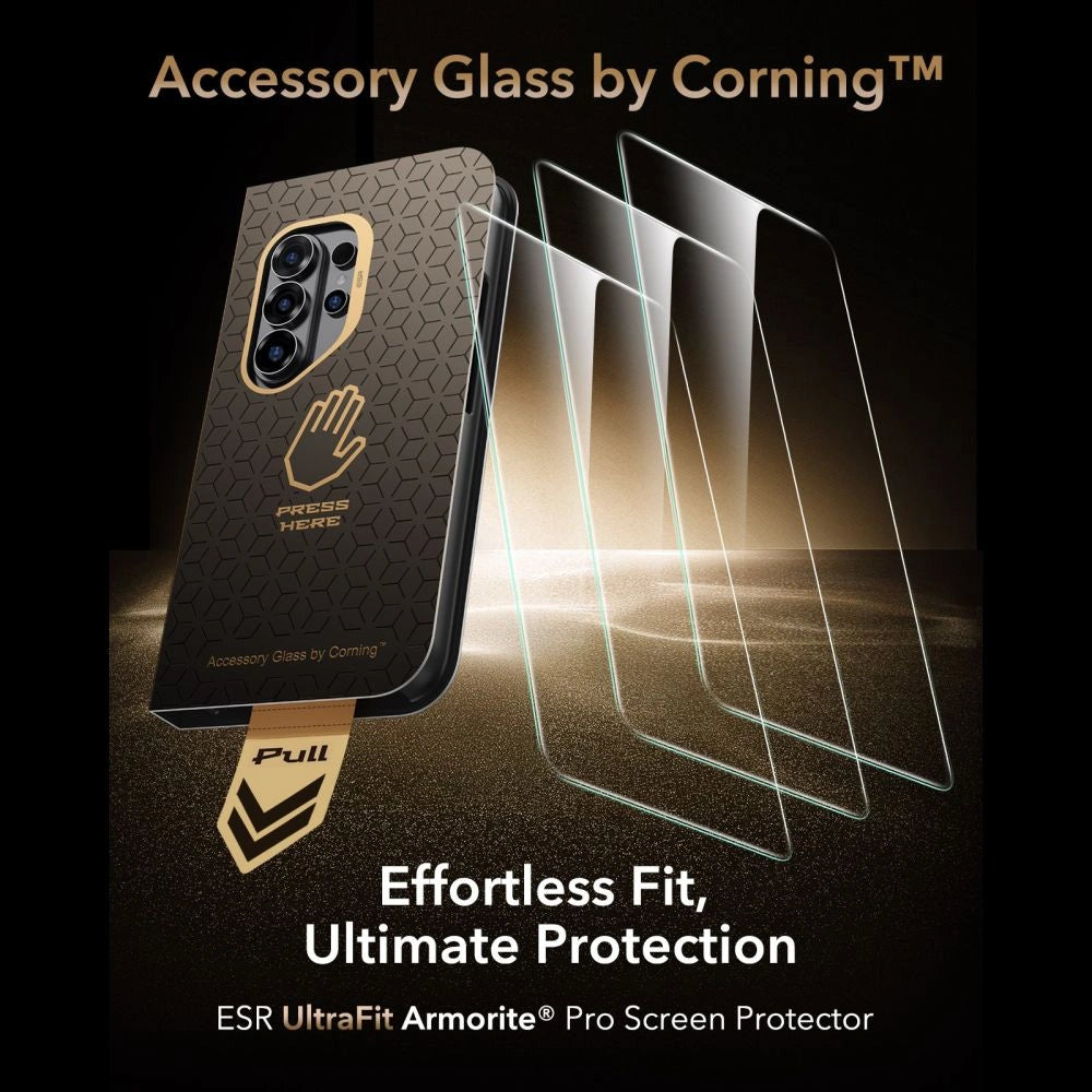 Szkło hartowane ESR UltraFit Armorite Pro na Samsung Galaxy S26 Ultra – zdjęcie 3