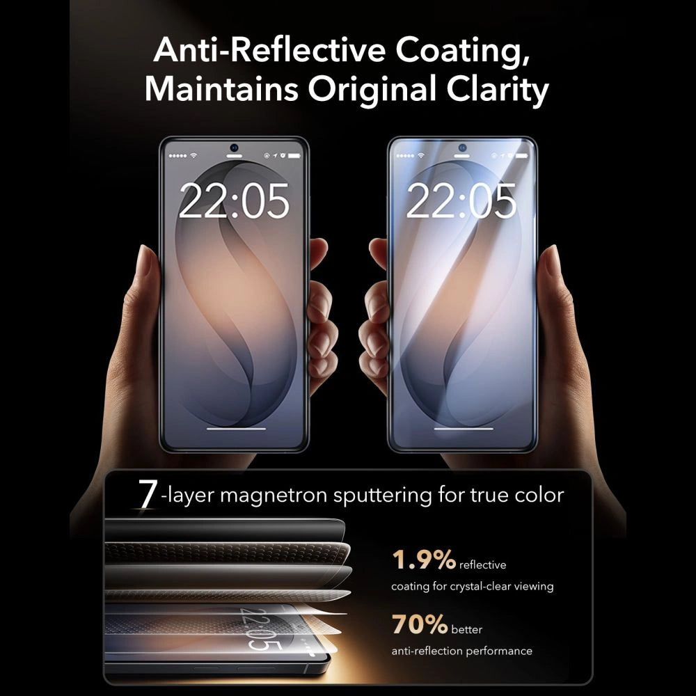 Szkło hartowane ESR UltraFit Armorite Pro na Samsung Galaxy S26 Ultra – zdjęcie 7