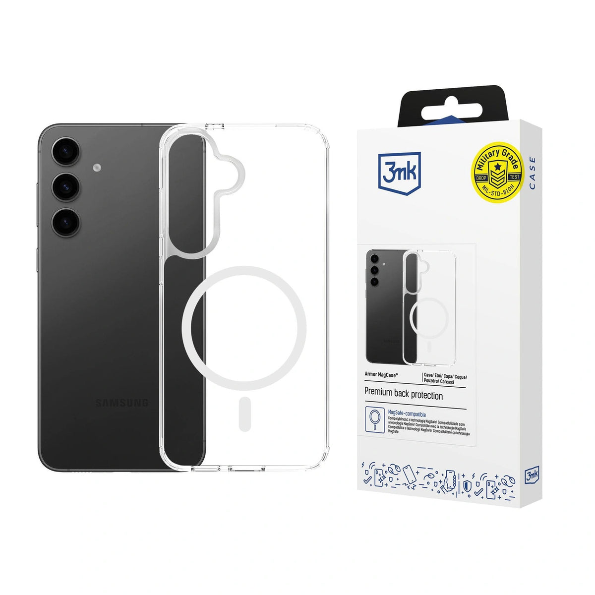 Etui 3mk Armor Magcase na Samsung Galaxy S24+ - przezroczyste – zdjęcie 11