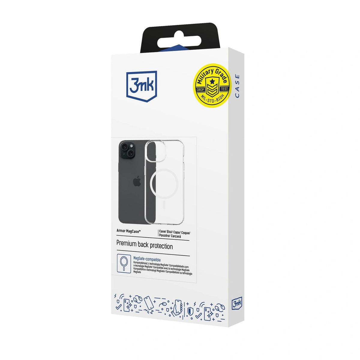 Etui 3mk Armor Magcase na iPhone 15 Plus - przezroczyste – zdjęcie 4