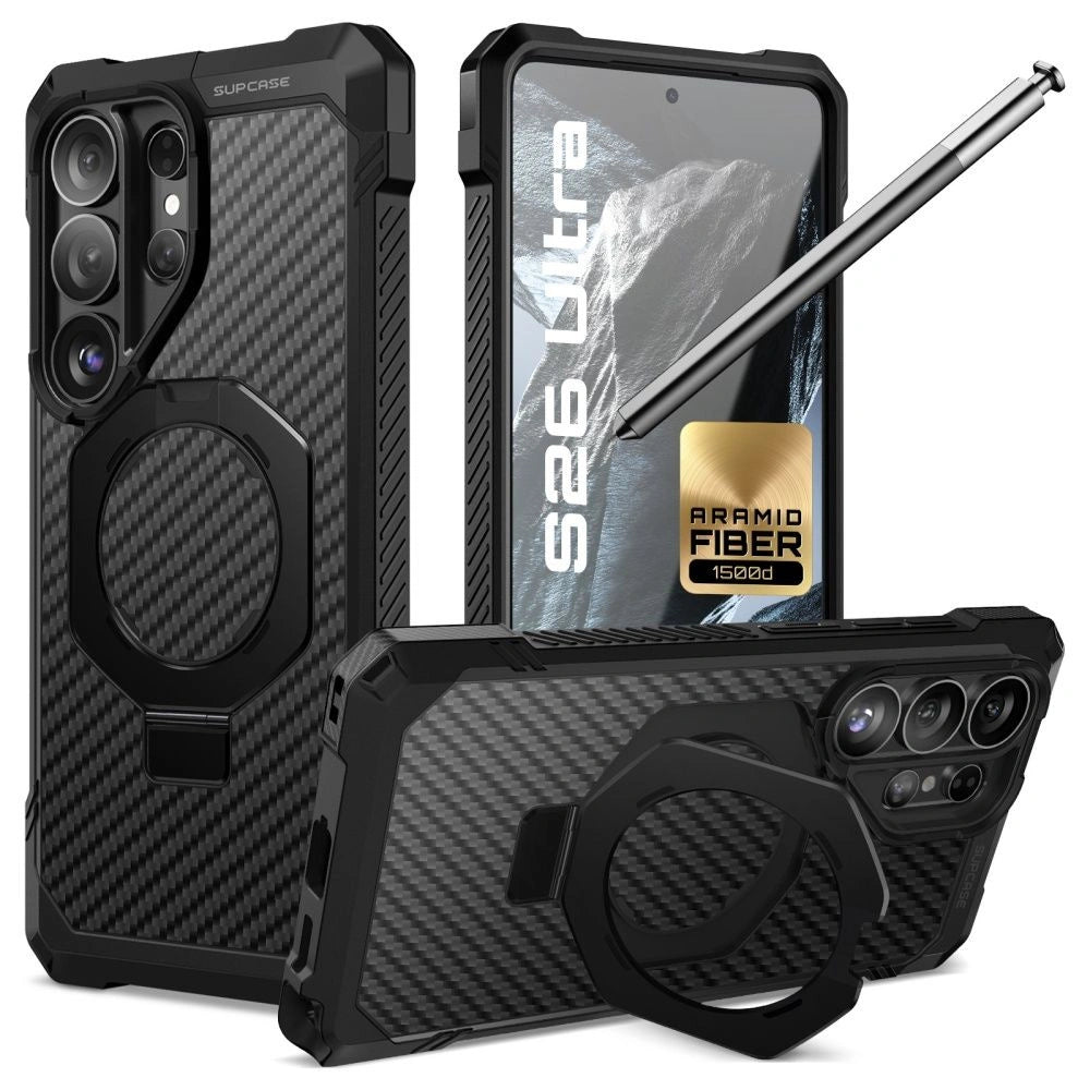 Etui Supcase UB Grip Mag MagSafe na Samsung Galaxy S26 Ultra - czarne