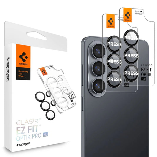 Osłona aparatu Spigen Glas.Tr Ez Fit Optik na Samsung Galaxy S26 - czarne