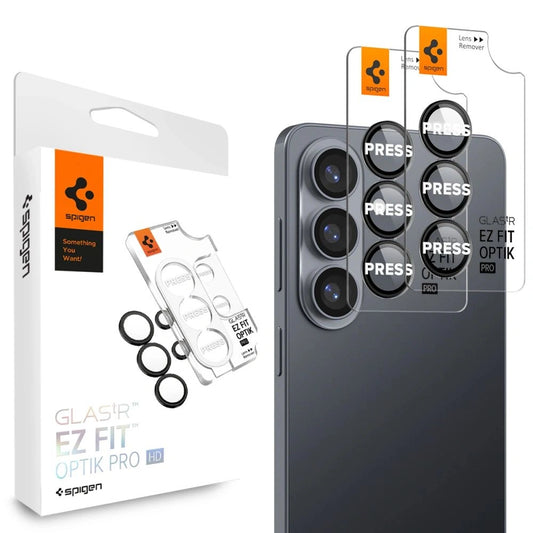 Osłona aparatu Spigen Glas.Tr Ez Fit Optik na Samsung Galaxy S26+ - czarne