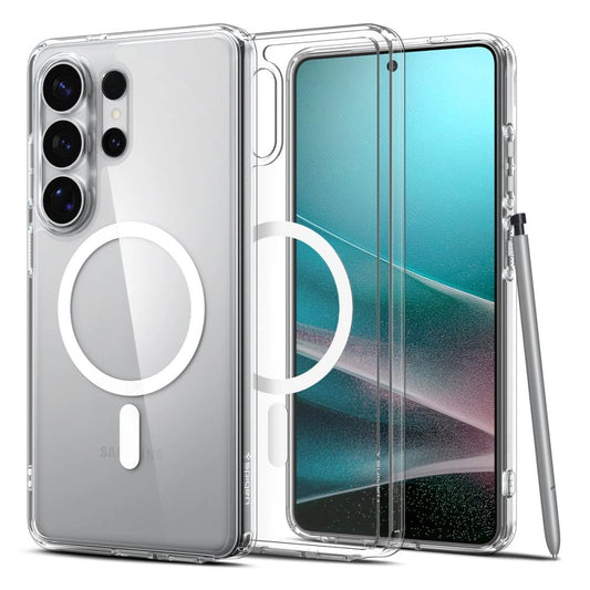 Etui Spigen Ultra Hybrid na Samsung Galaxy S26 Ultra - przezroczysto-białe