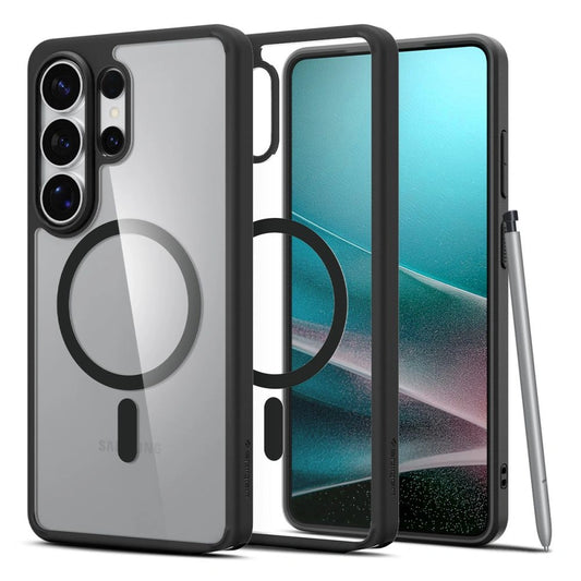 Etui Spigen Ultra na Samsung Galaxy S26 Ultra - przezroczysto-czarne
