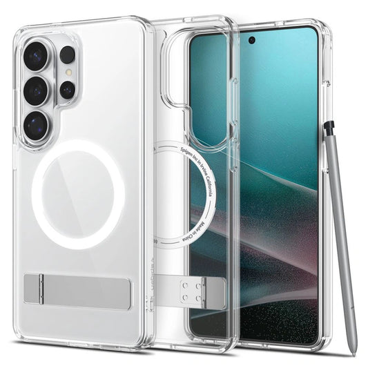Etui Spigen Ultra Hybrid na Samsung Galaxy S26 Ultra - przezroczysto-białe