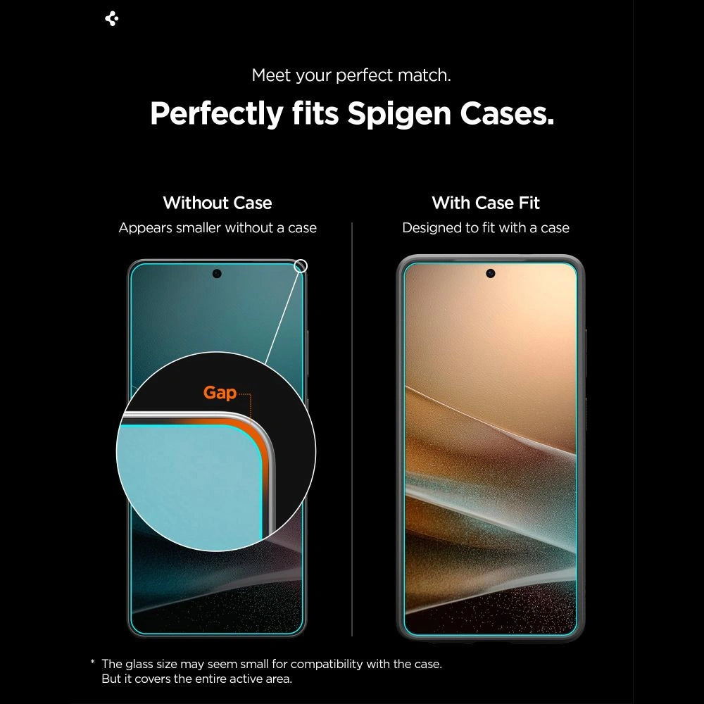 Szkło hartowane Spigen Glas.Tr Ez Fit Pro HD 2-pack na Samsung Galaxy S26 Ultra – zdjęcie 12