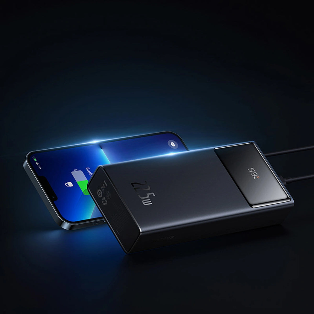 Powerbank Baseus Star-Lord 20000mAh 22,5W z wyświetlaczem - czarny – zdjęcie 7
