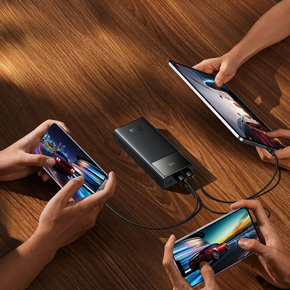 Powerbank Baseus Star-Lord 20000mAh 22,5W z wyświetlaczem - czarny – zdjęcie 9