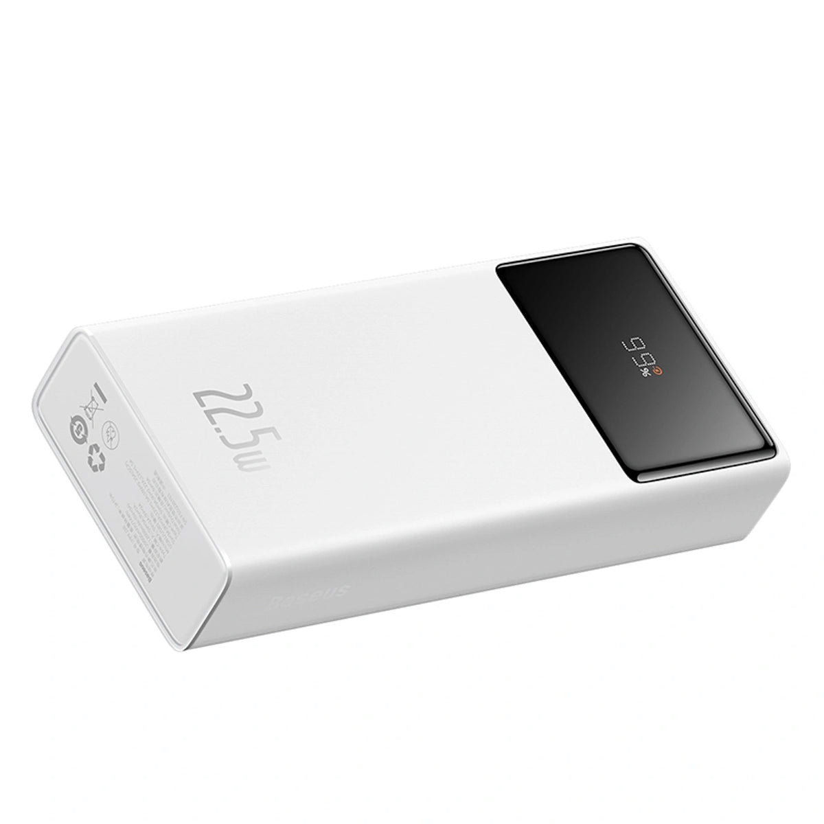 Powerbank Baseus Star-Lord 20000mAh 22,5W z wyświetlaczem cyfrowym - biały – zdjęcie 6