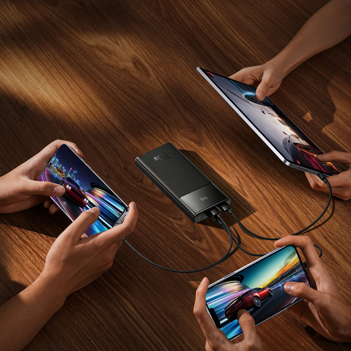Powerbank Baseus Star-Lord 10000mAh 22,5W z wyświetlaczem - czarny – zdjęcie 7