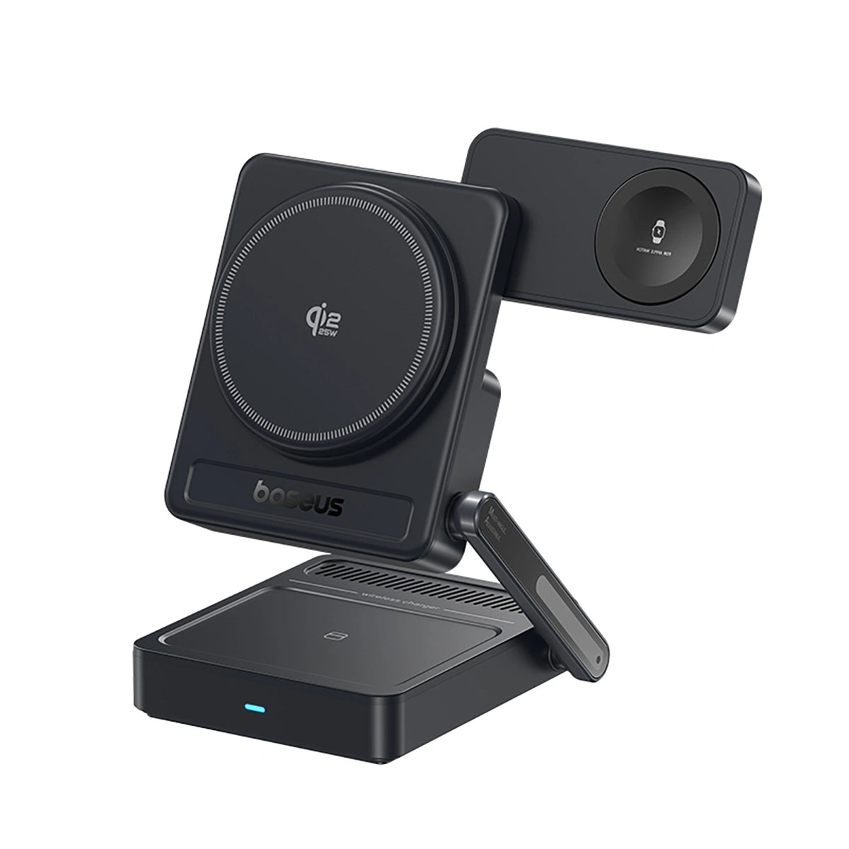 Ładowarka bezprzewodowa Baseus PicoGo AF21 3w1 Qi2.2 35W z - czarna