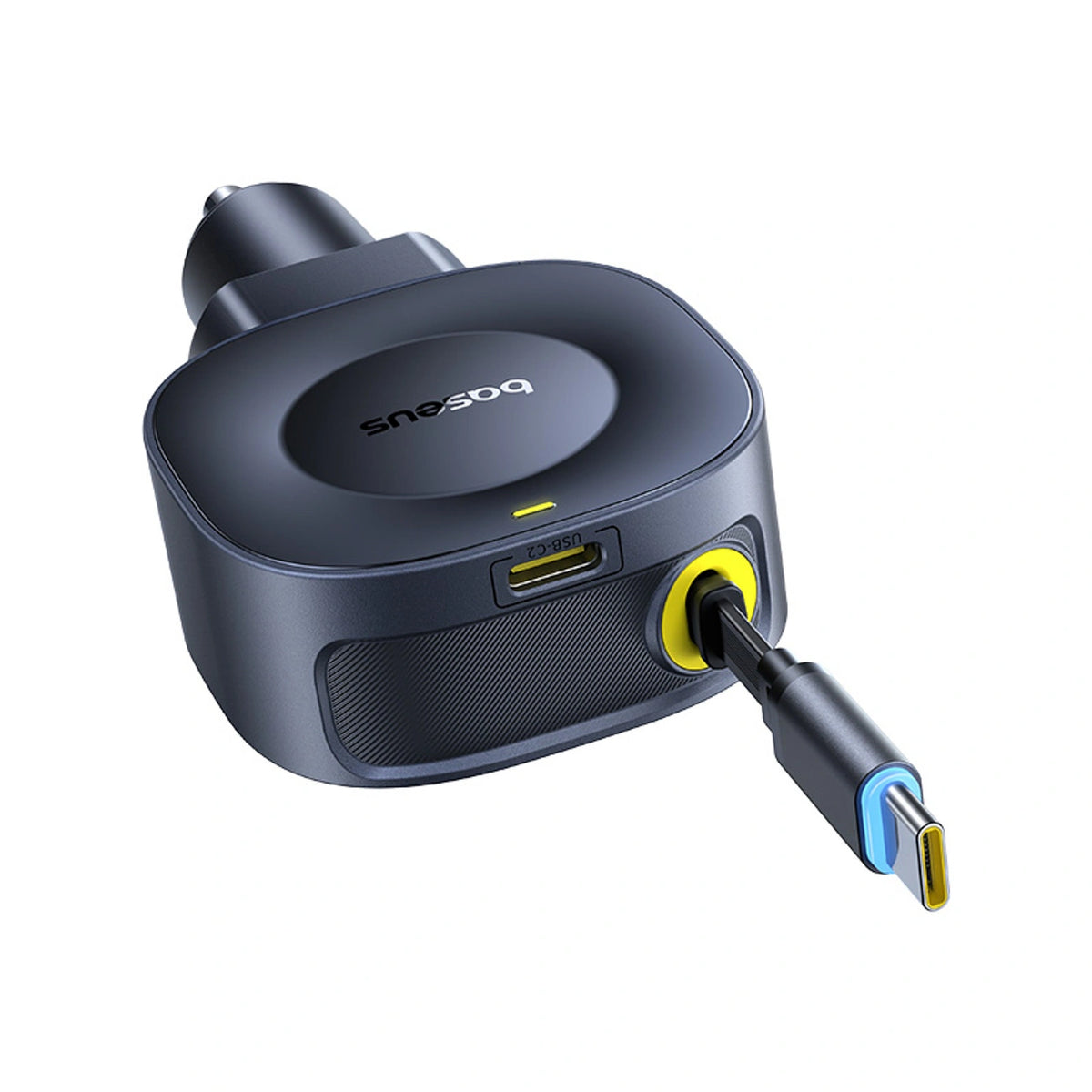 Ładowarka samochodowa Baseus PrimeTrip VR2 30W + 30W ze zwijanym - czarna – zdjęcie 3