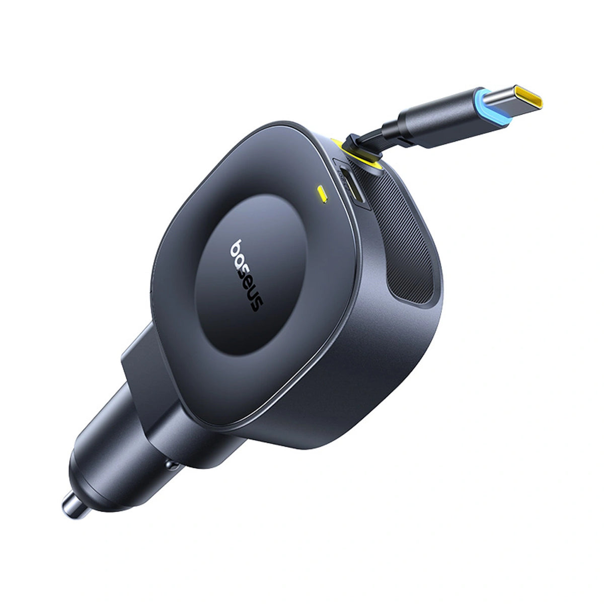 Ładowarka samochodowa Baseus PrimeTrip VR2 45W + 45W ze zwijanym - czarna