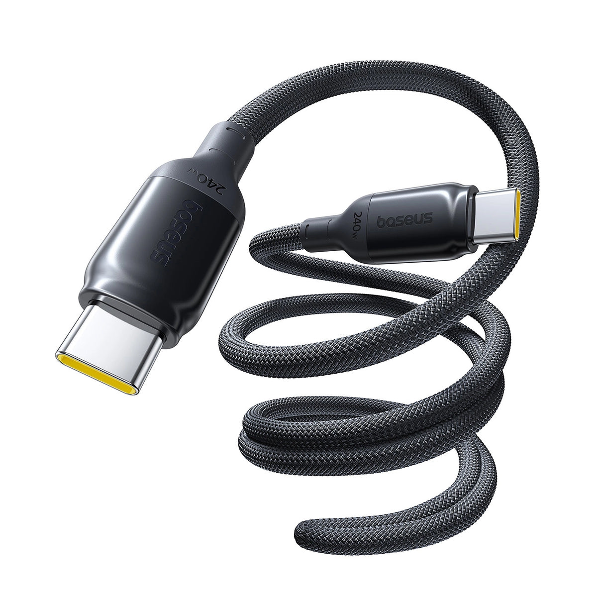 Kabel Baseus PicoGo 240W USB-C - USB-C 2m - czarny – zdjęcie 3