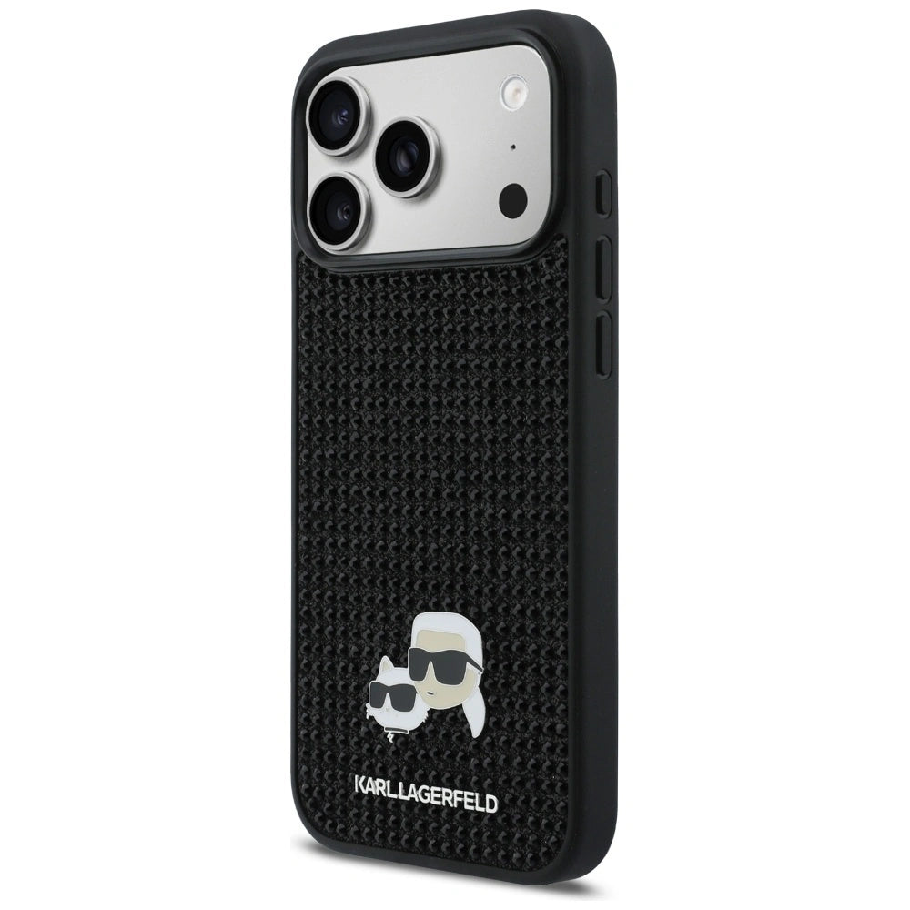Etui Karl Lagerfeld Rhinestones na iPhone 17 Pro Max - czarne – zdjęcie 2