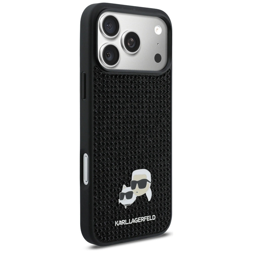 Etui Karl Lagerfeld Rhinestones na iPhone 17 Pro Max - czarne – zdjęcie 4