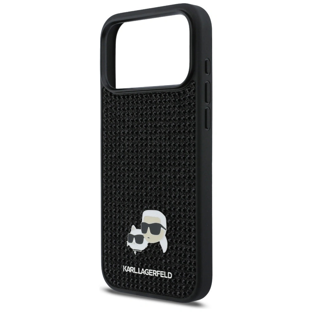 Etui Karl Lagerfeld Rhinestones na iPhone 17 Pro Max - czarne – zdjęcie 6