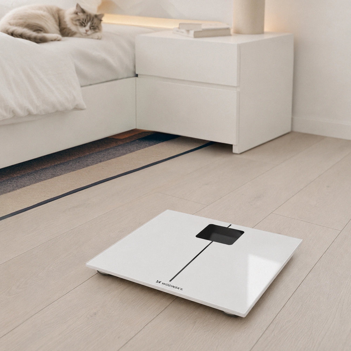 Waga łazienkowa Wozinsky WIWL-180 inteligentna Bluetooth - biała – zdjęcie 6