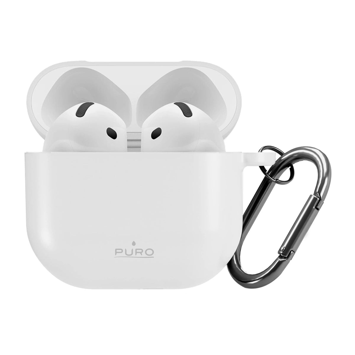 Etui Puro Icon na AirPods 4 - białe