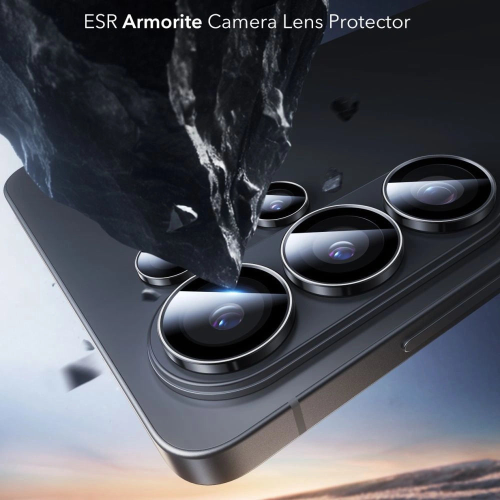 Osłona aparatu ESR Armorite Camera na Samsung Galaxy S26 Ultra - czarna – zdjęcie 2