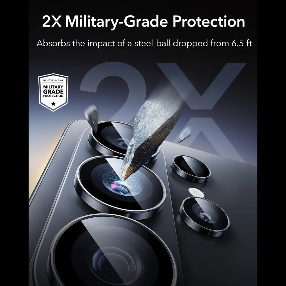 Osłona aparatu ESR Armorite Camera na Samsung Galaxy S26 Ultra - czarna – zdjęcie 4