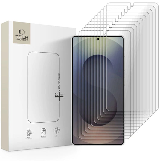 Szkło hartowane zestaw 10 szkieł Tech-Protect na Samsung Galaxy S26 Ultra