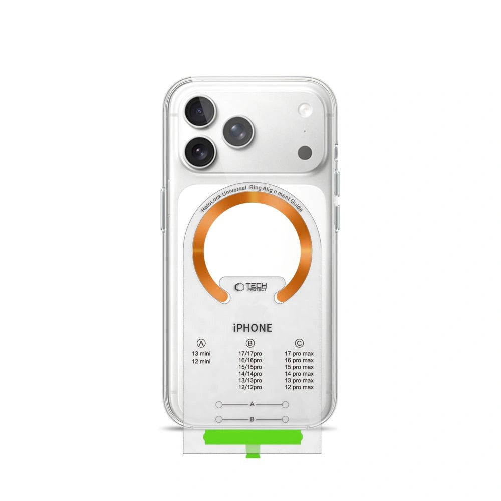 Pierścień magnetyczny Tech-Protect MMP-210 MagSafe - pomarańczowy / czarny – zdjęcie 4