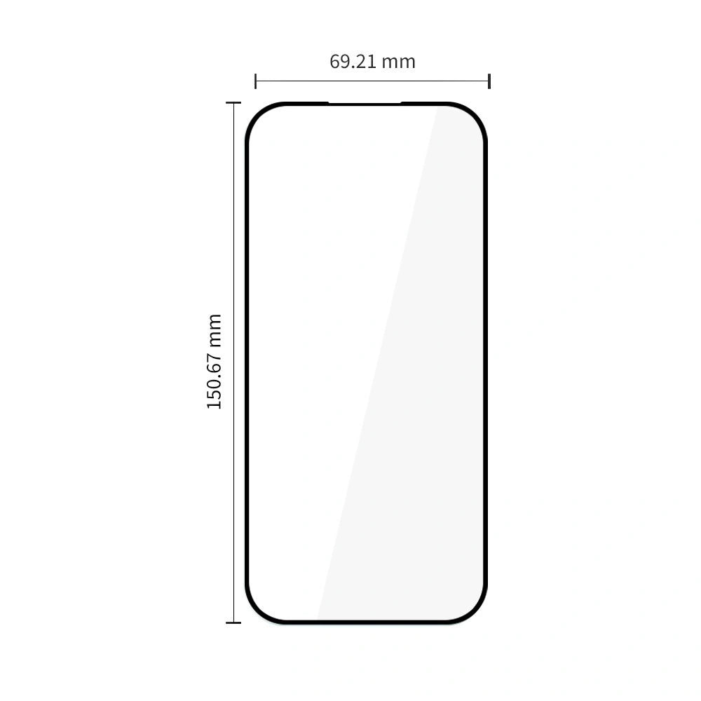 Szkło hartowane Tech-Protect Glass Fit+ na Google Pixel 9A / 10A - czarne – zdjęcie 2