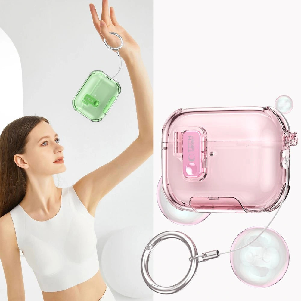 Etui Tech-Protect Bounce Pro na AirPods Pro 3 - różowe – zdjęcie 9