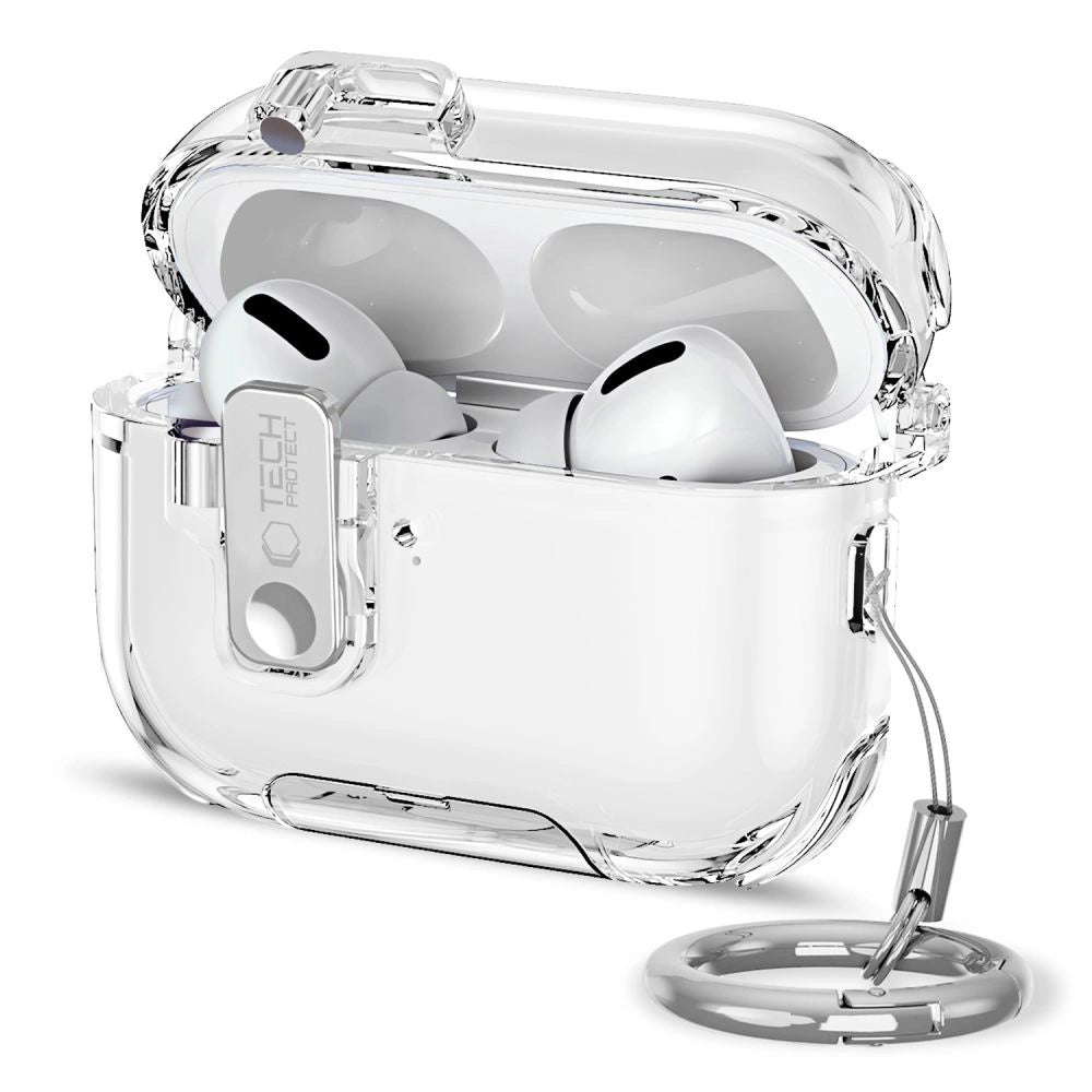 Etui Tech-Protect Bounce Pro na AirPods Pro 3 - przezroczyste