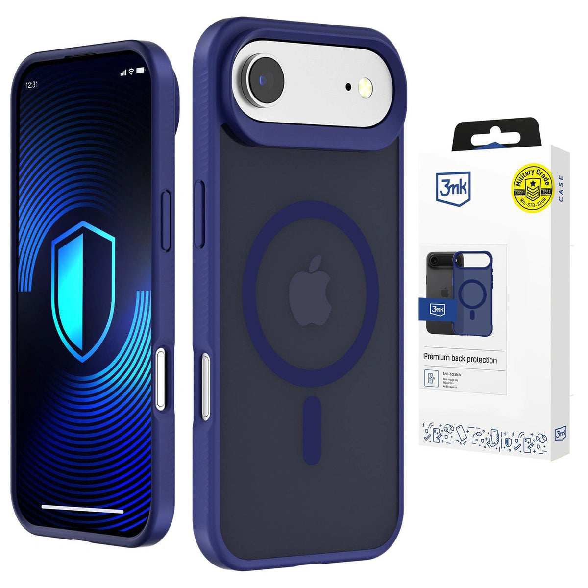 Etui 3mk Smoke MagCase na iPhone Air - niebieskie