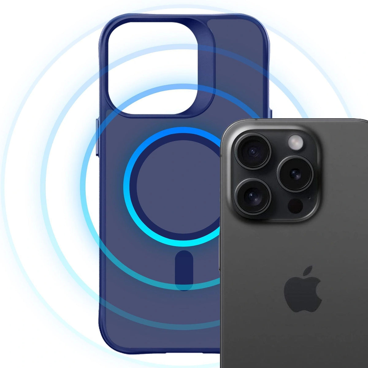 Etui 3mk Smoke MagCase na iPhone 16 Pro Max - niebieskie-półprzezroczyste – zdjęcie 9