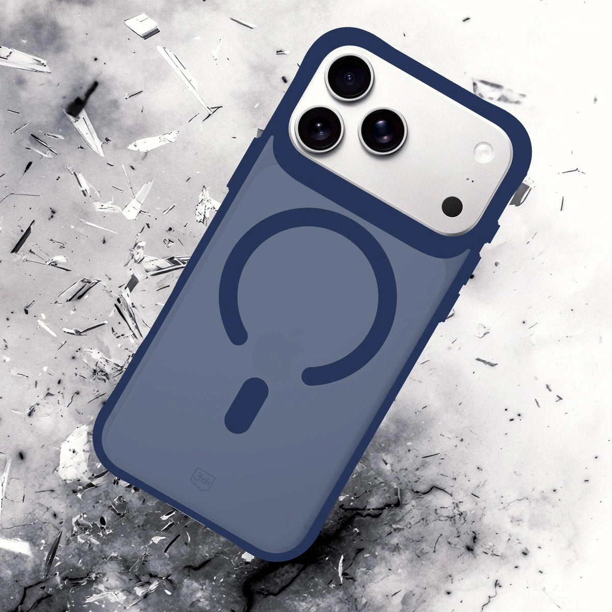 Etui 3mk Smoke MagCase na iPhone 17 Pro - niebieskie-półprzezroczyste – zdjęcie 6