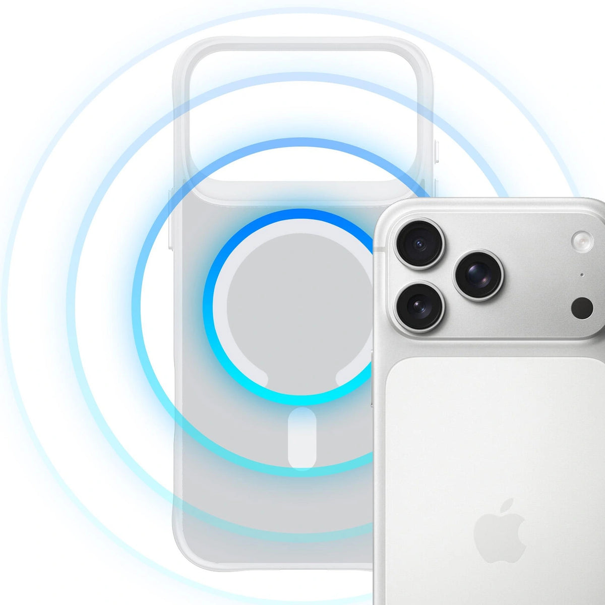 Etui 3mk Smoke MagCase na iPhone 17 Pro - białe-półprzezroczyste – zdjęcie 3