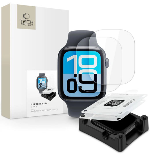 Folia hydrożelowa Tech-Protect Supreme Set+ 2-Pack na Apple Watch 40 mm