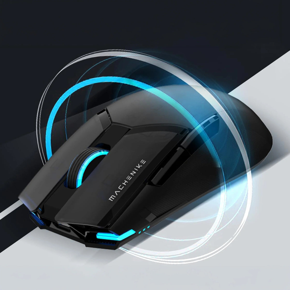 Mysz gamingowa Machenike M7 Pro bezprzewodowa - czarna – zdjęcie 5