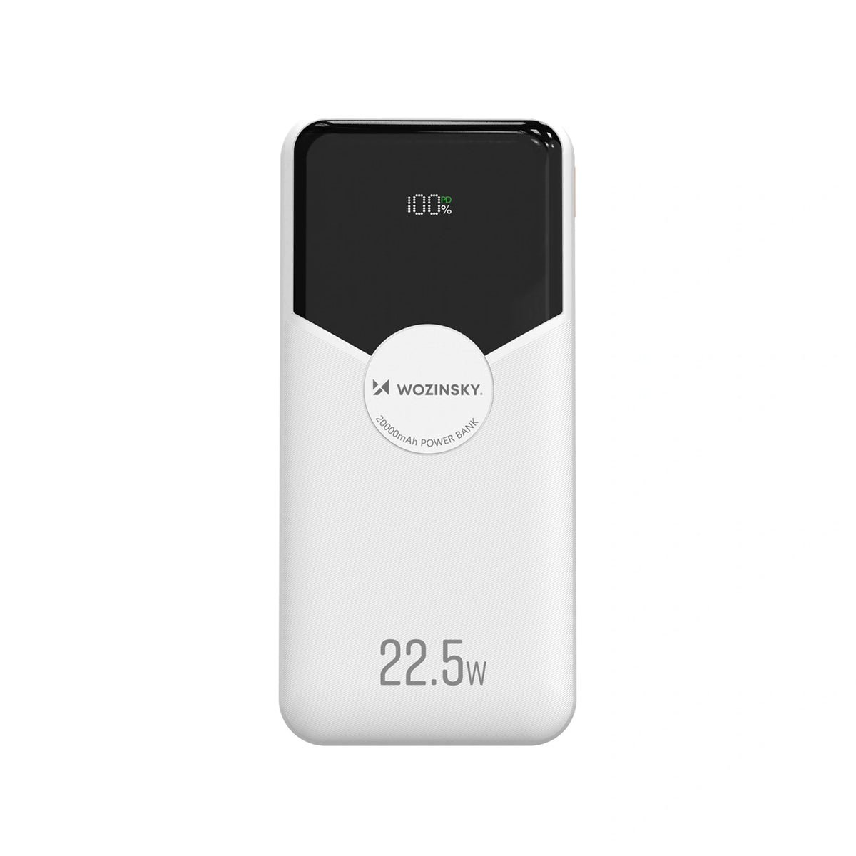Powerbank Wozinsky 20000mAh 22,5W PD20W z wbudowanymi kablami - biały – zdjęcie 2