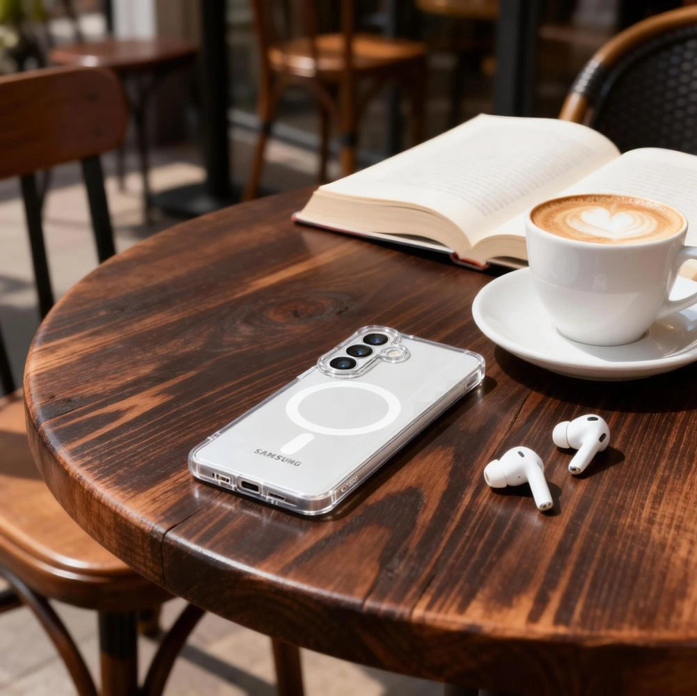 Etui Tech-Protect FlexAir MagSafe na Samsung Galaxy S26 - przezroczyste – zdjęcie 6