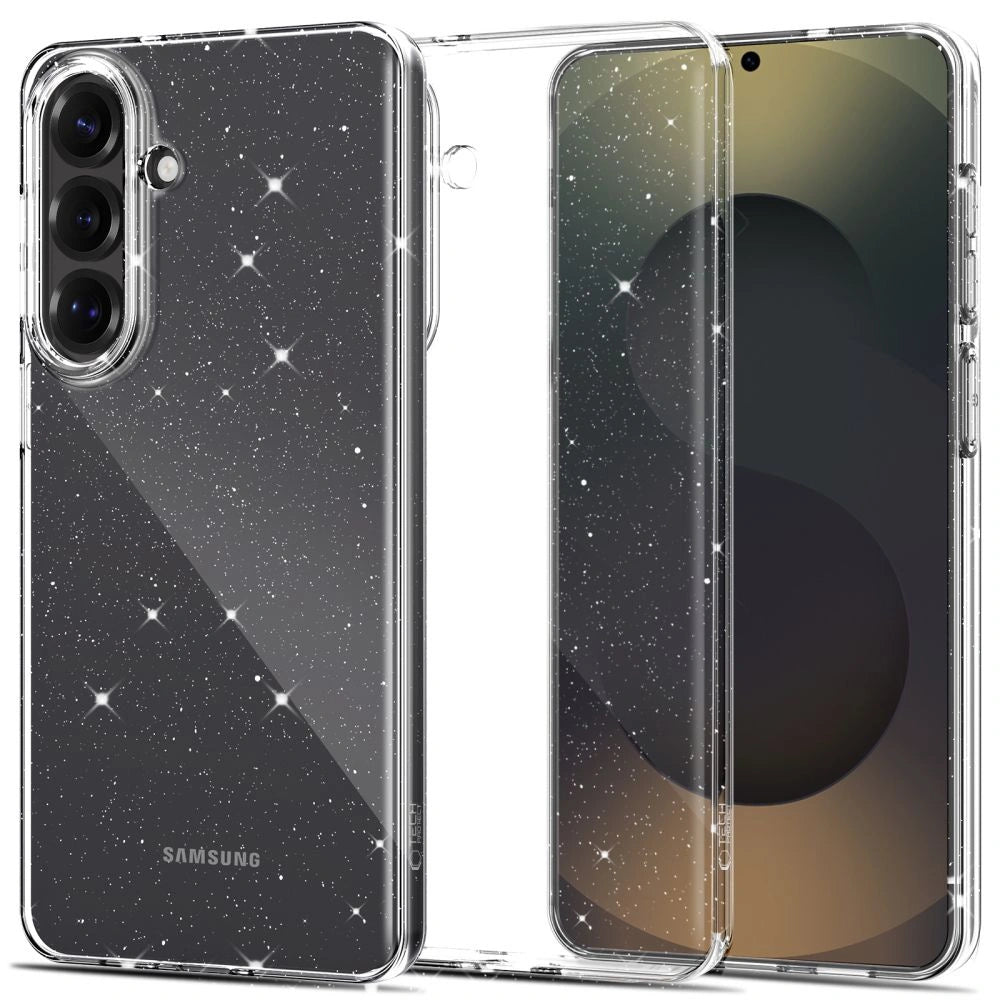 Etui Tech-Protect FlexAir na Samsung Galaxy S26+ - przezroczysto-brokatowe
