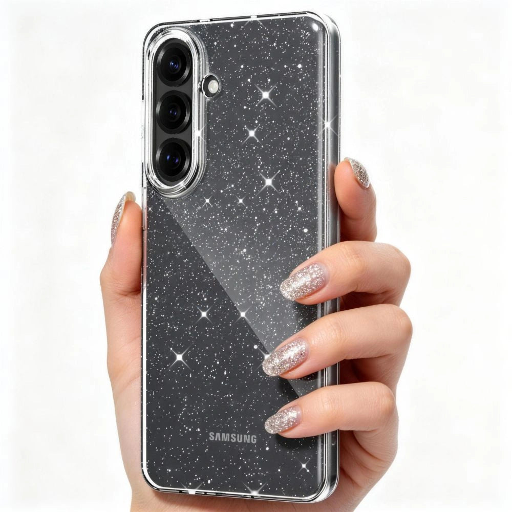 Etui Tech-Protect FlexAir na Samsung Galaxy S26+ - przezroczysto-brokatowe – zdjęcie 4